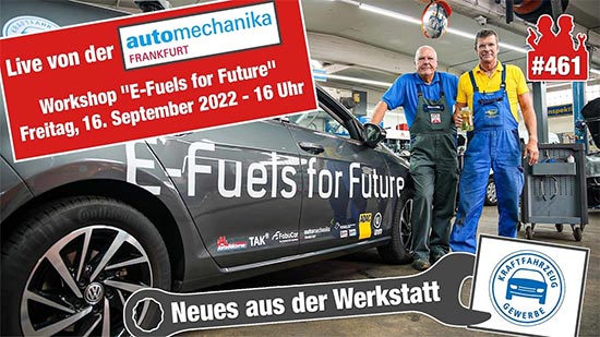 Live-Workshop | Projektvorstellung „E-Fuels for Future“ mit den Autodoktoren