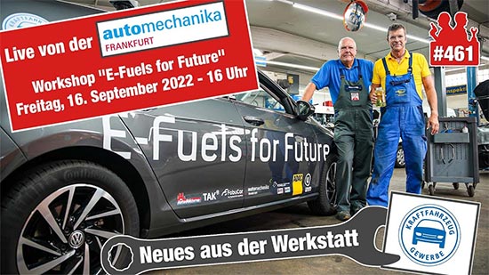 Live-Workshop | Projektvorstellung 'E-Fuels for Future' mit den Autodoktoren